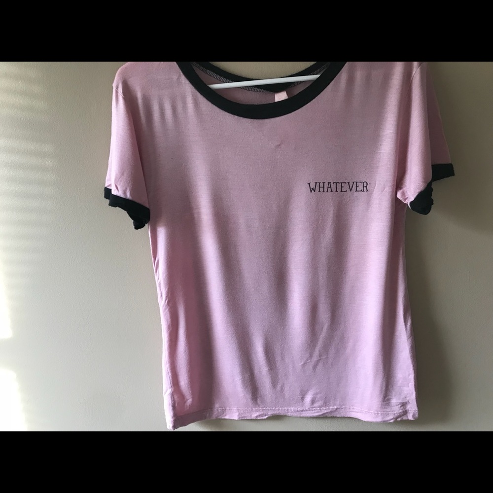 Short sleeve pink t-shirt